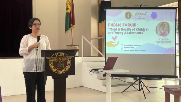 UPV GDP holds public forum that tackles children’s mental health