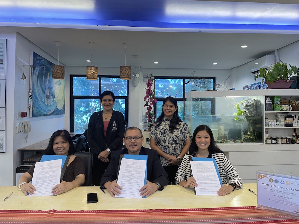 UP Visayas inks MOU with Reactor School, Singapore