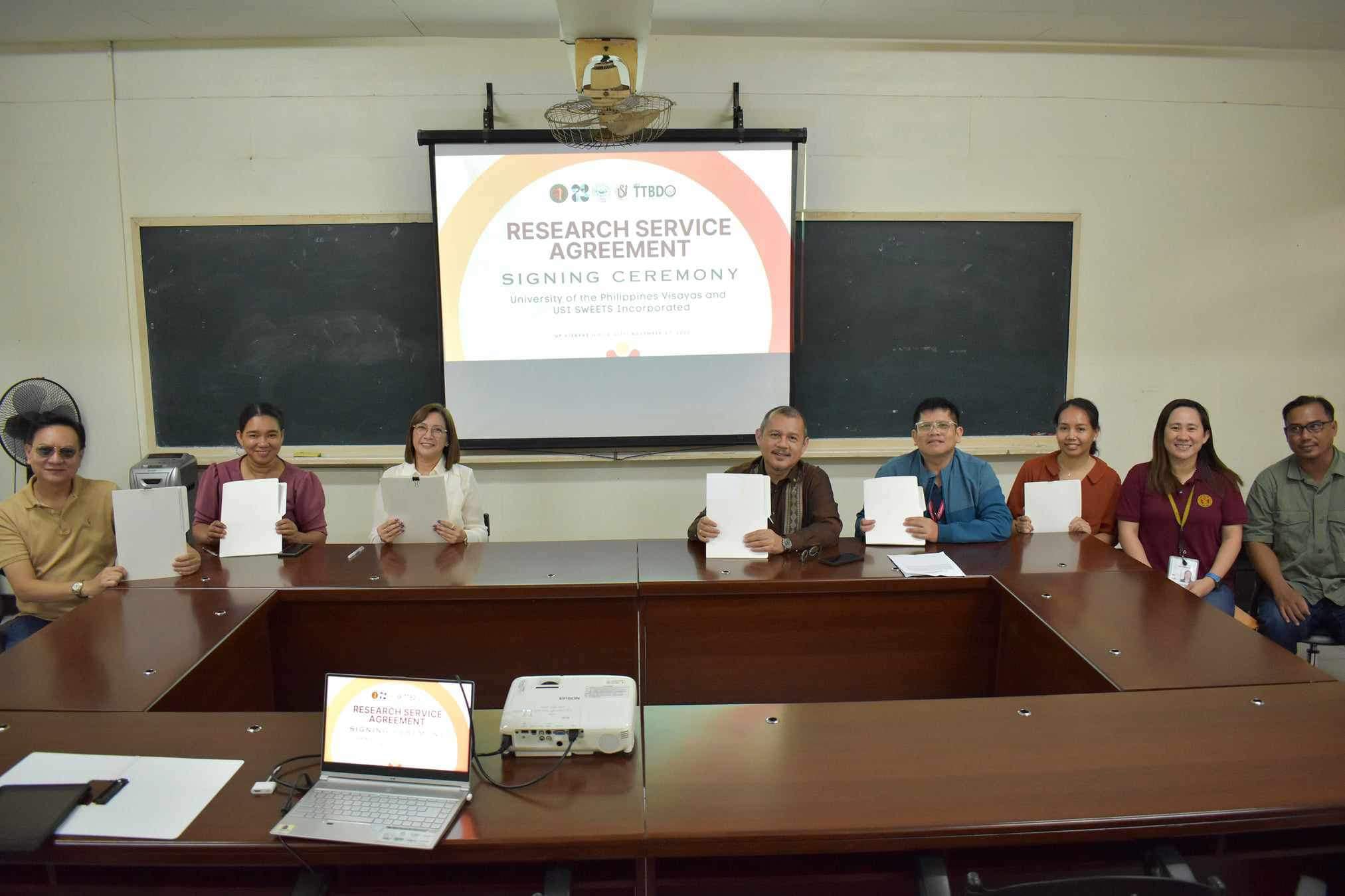 UP Visayas and Usi Sweets Inc. sign partnership agreement