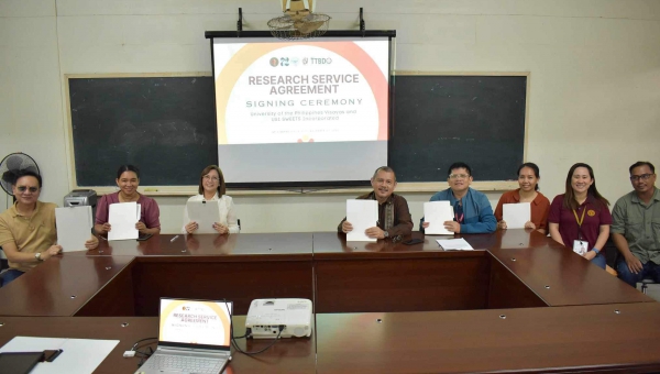 UP Visayas and Usi Sweets Inc. sign partnership agreement