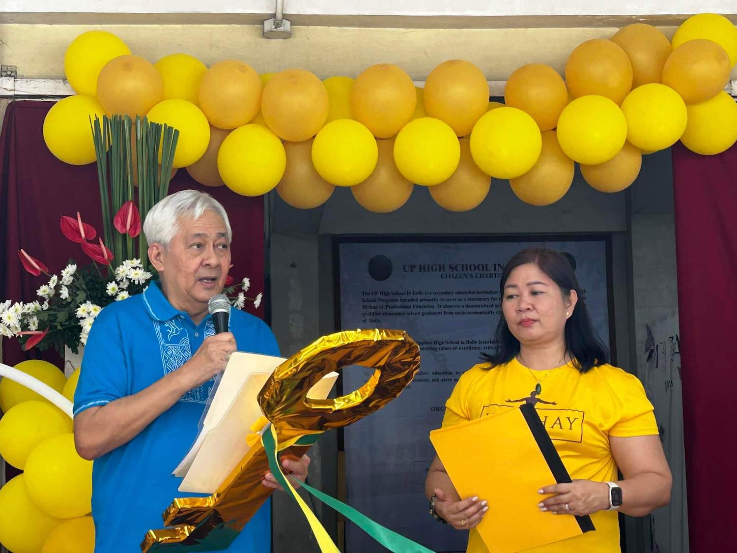 Lim-Jardeleza families turn over 7 adopted rooms to UPHSI
