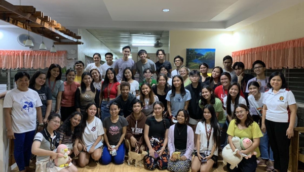 Dormitory residents participate in psychosocial activities by OSA GCSU and UPV Peer Facilitators