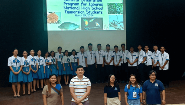 Igbaras NHS SHS students spend work immersion at CFOS; grateful with the learning experience