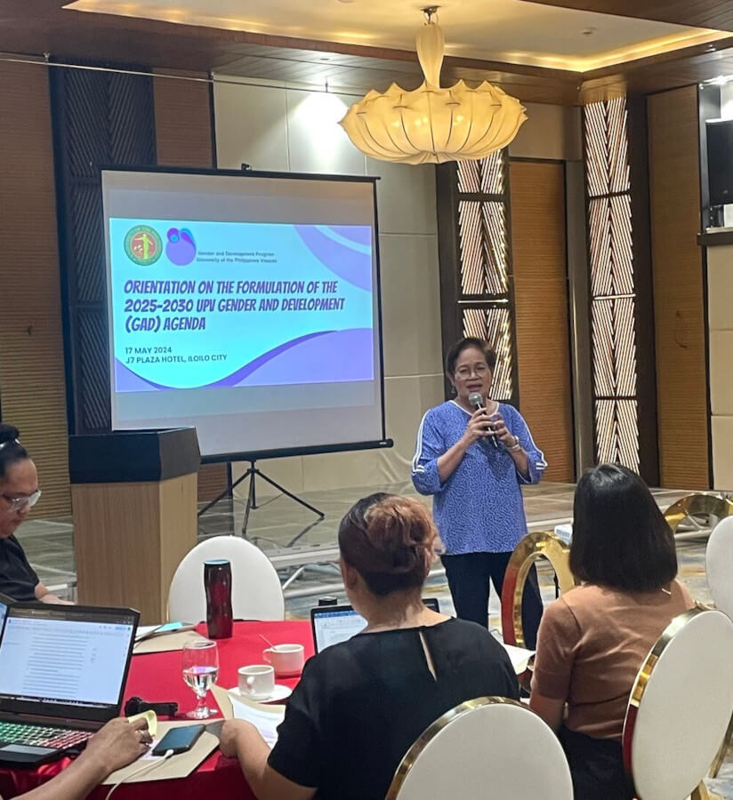 UPV GAD Focal Point System members and unit heads attend orientation and workshop on GAD agenda formulation