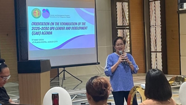 UPV GAD Focal Point System members and unit heads attend orientation and workshop on GAD agenda formulation