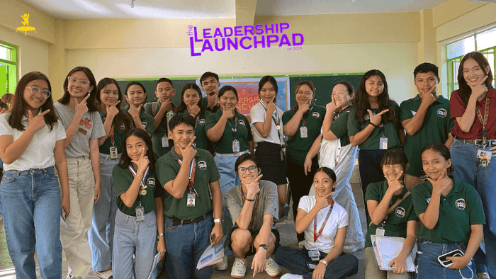 NSTP 2 - CWTS ‘LaunchPals’ launches leadership training hub ‘The Leadership Launchpad’ in Guimbal and Miagao National High Schools