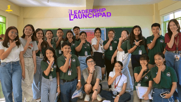 NSTP 2 - CWTS ‘LaunchPals’ launches leadership training hub ‘The Leadership Launchpad’ in Guimbal and Miagao National High Schools