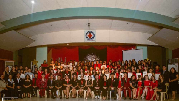 UPHSI Senior Red Cross Youth Council receives recognition during Red Cross Youth Philippines - Iloilo Chapter Awards