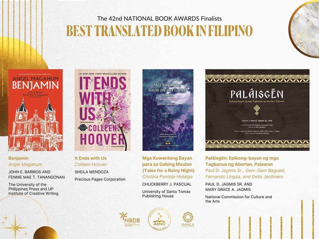 Publications from UPV authors and editor make it as finalists in the 42nd National Book Awards