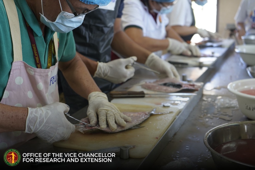 New Skill Unlocked: Bangus deboning for UPV employees 