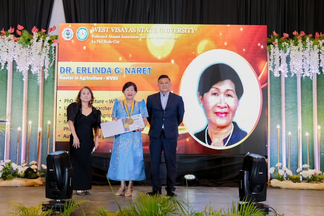 UPV Retired Career Scientist/ Researcher, Dr. Naret  bags the WVSU Outstanding Alumnus Award