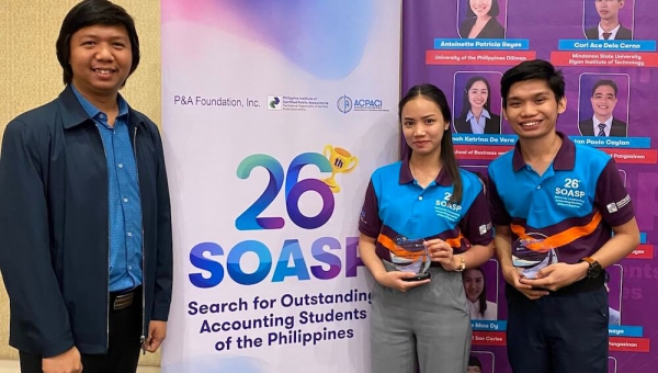 BSA students recognized in the 26th Search for Outstanding Accountancy Students of the Philippines (SOASP)