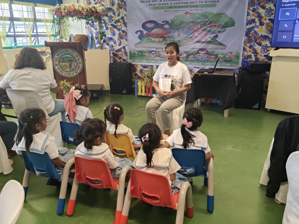 UP Language Program conducts Read Up: A Literacy Outreach Program in Badiangan, Iloilo