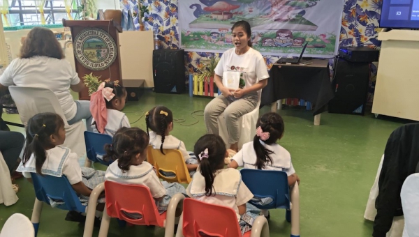 UP Language Program conducts Read Up: A Literacy Outreach Program in Badiangan, Iloilo