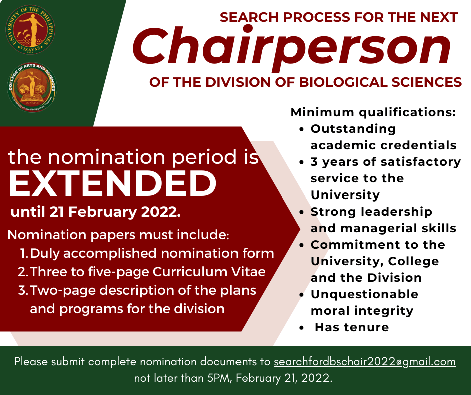 biosci chair search1 2022