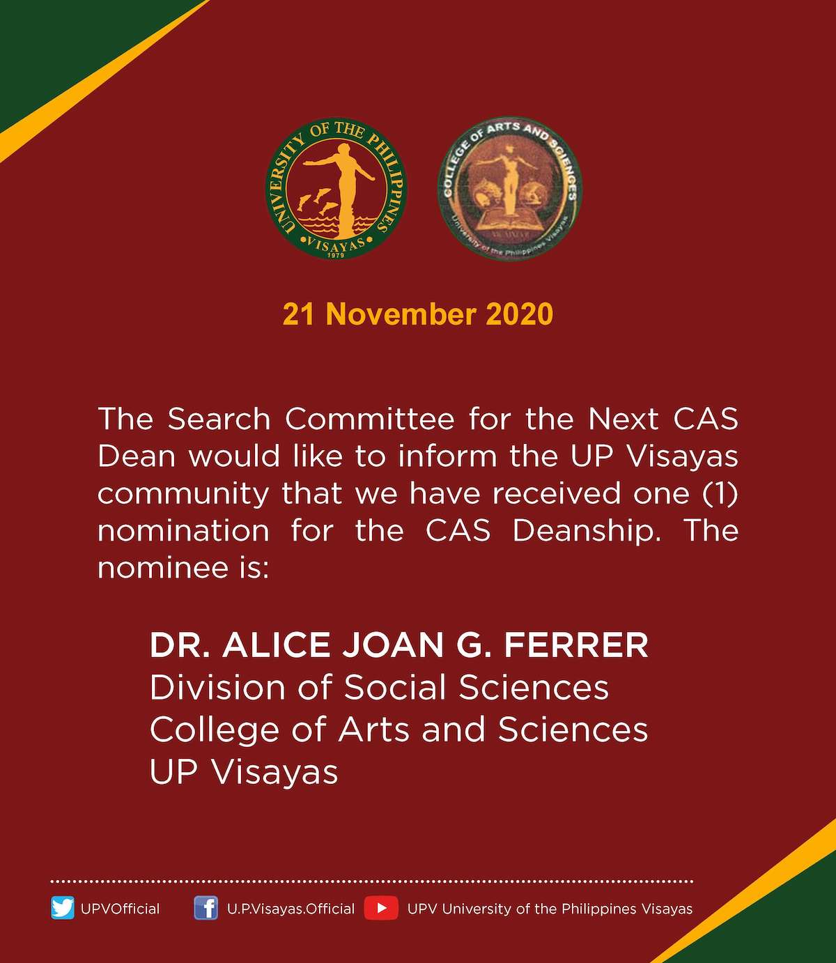 revised sked cas dean search2020