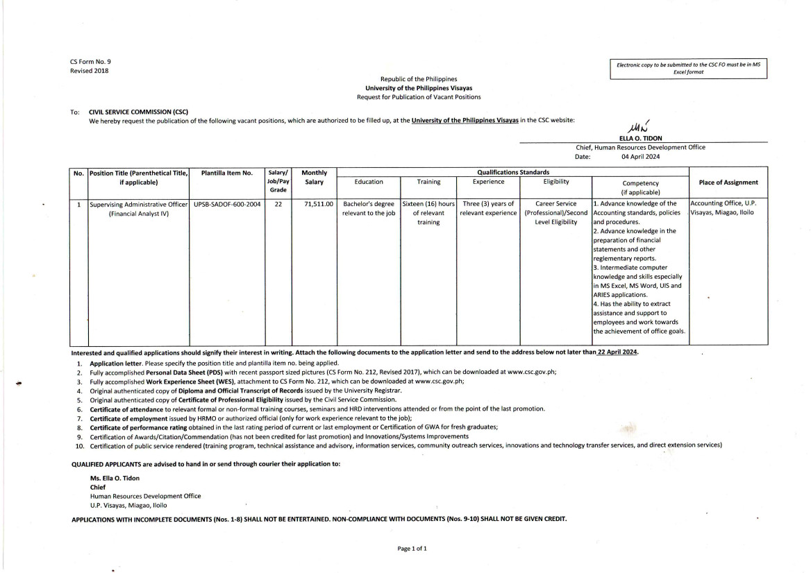 hiring acctg sao 0424