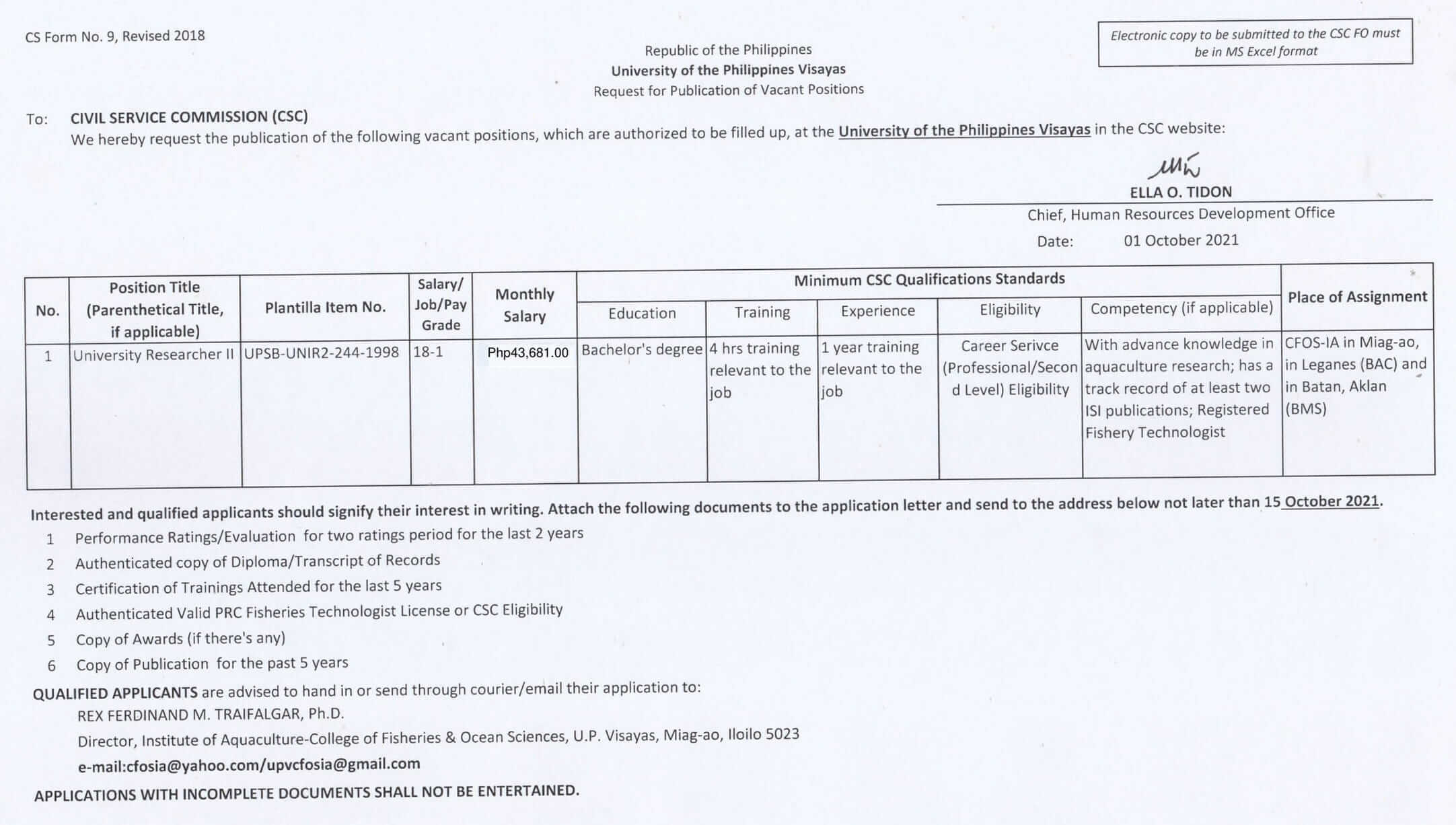 hiring ia ur2 102021