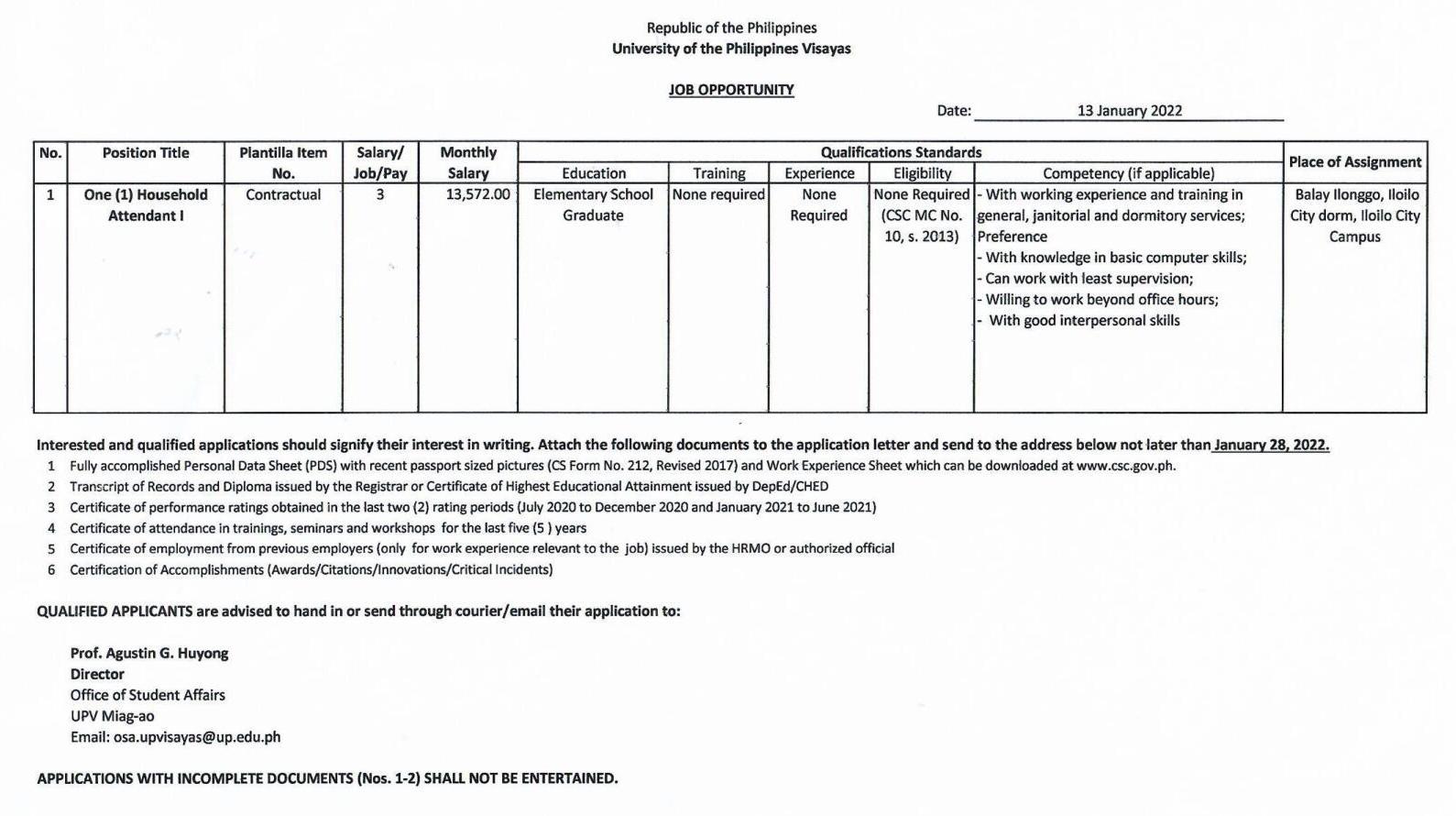 hiring osa hhattendant1 0122