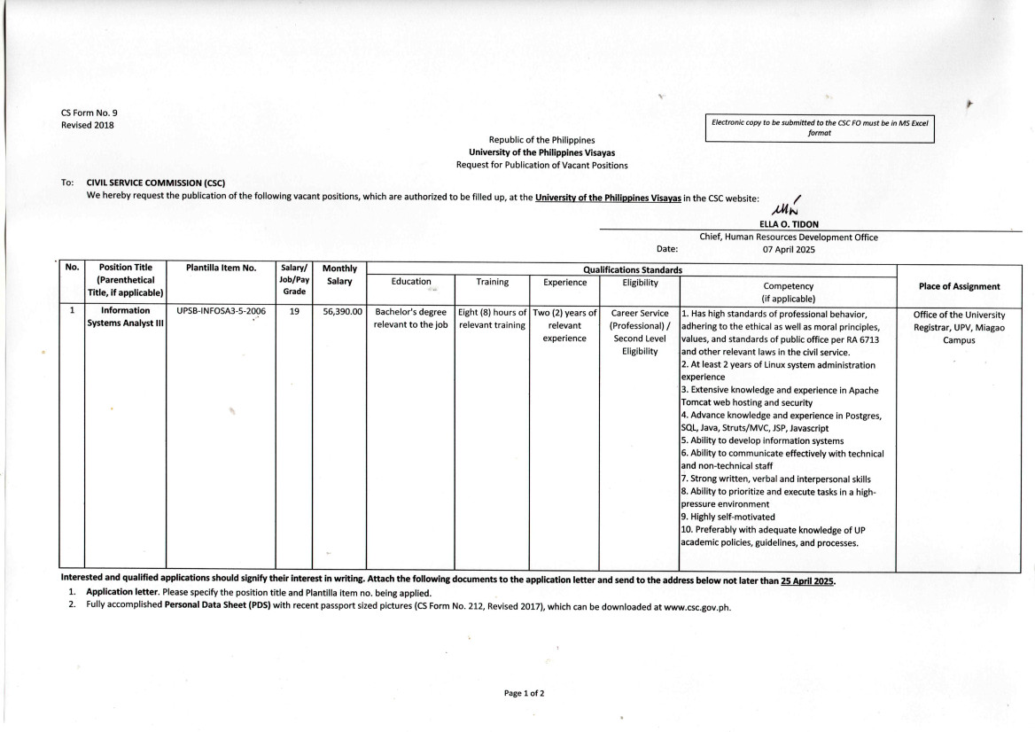 hiring our isa3 1 0425