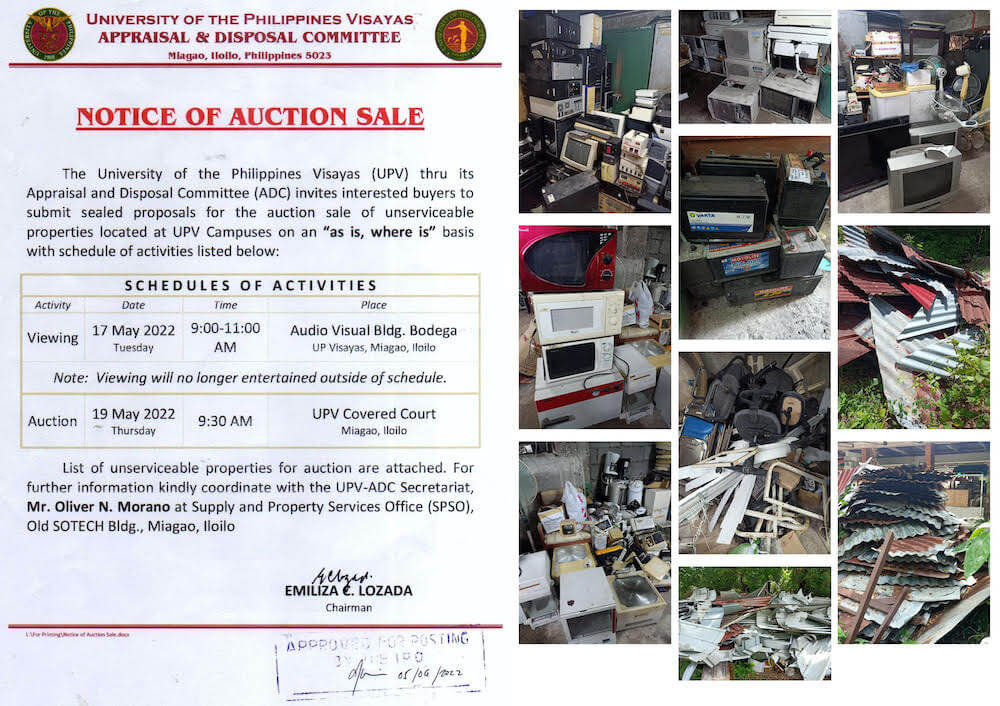 notice auction sale
