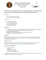 Faculty - Division of Social Sciences