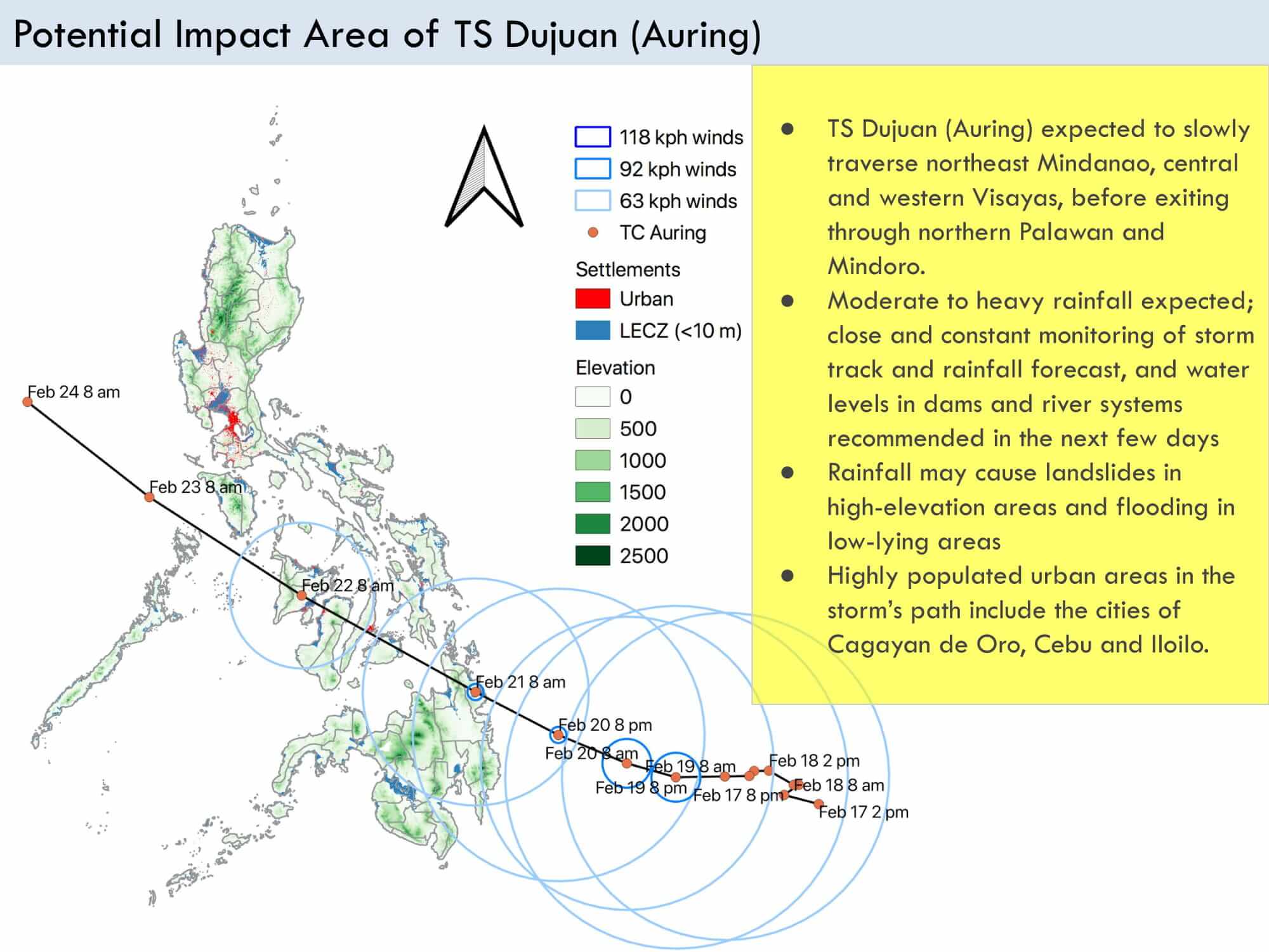 typhoon auring risk assesment 7