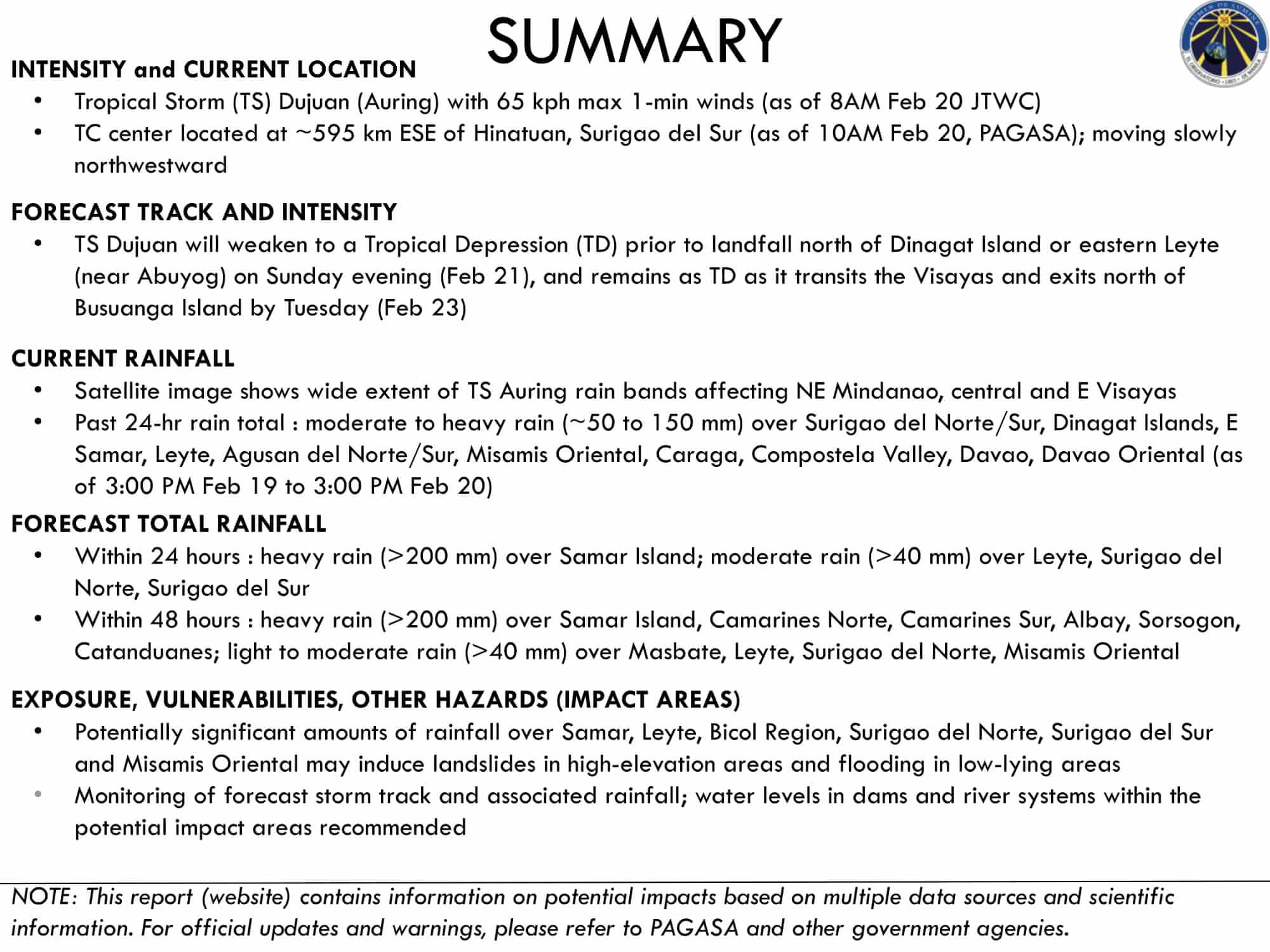typhoon auring risk assesment2 2