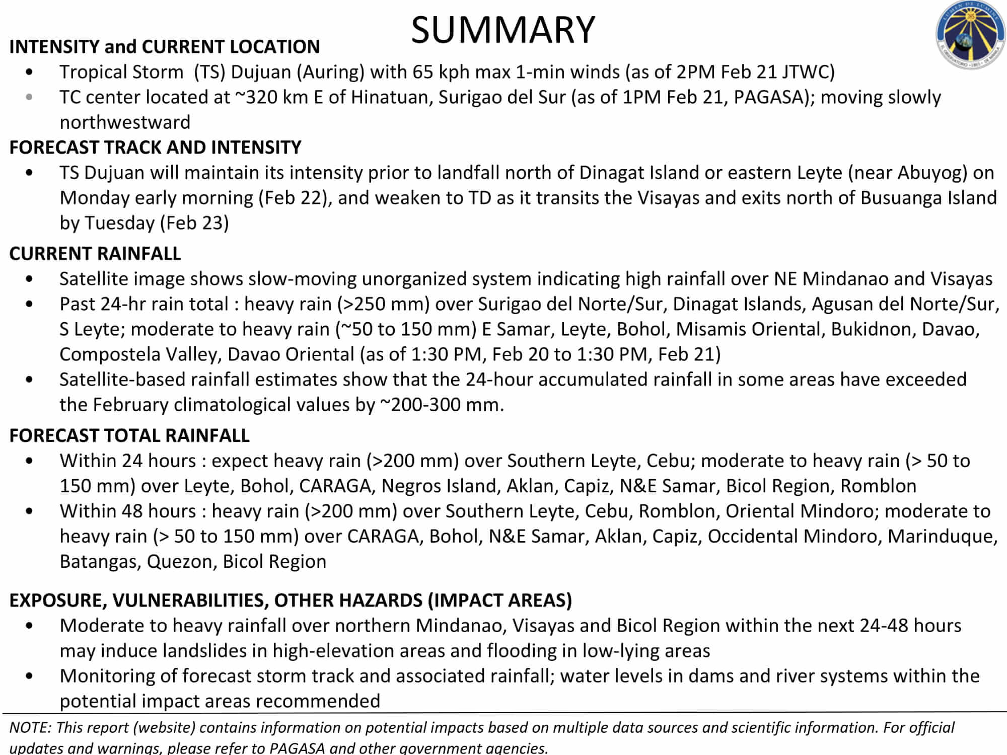 typhoon auring risk assesment3 2