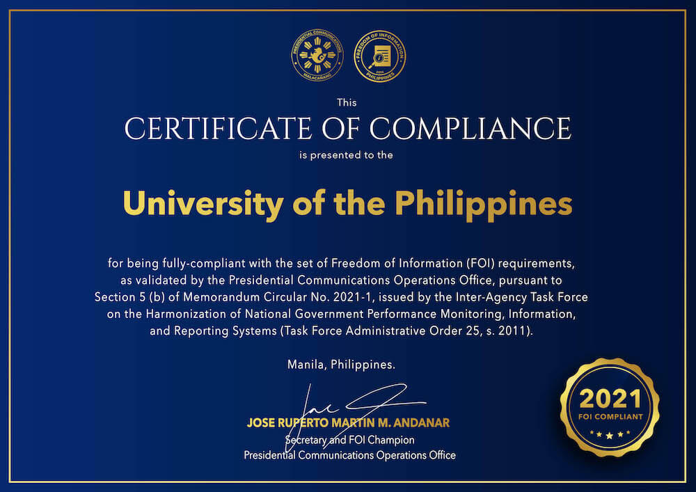 up compliance foi 0622