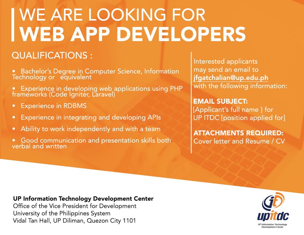 up itdc web app dev 